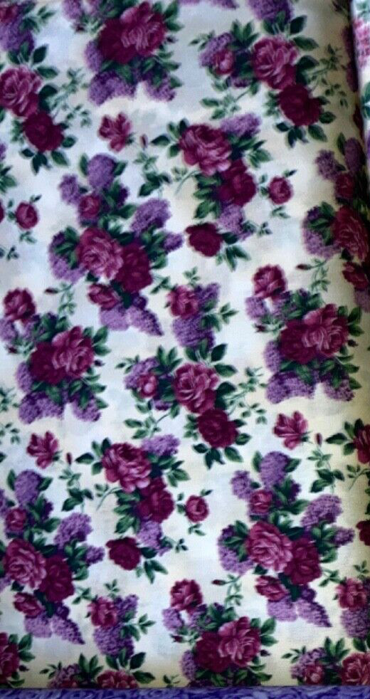 HOFFMAN Aunt Rosie QUILT FABRIC #D618-63 Rose