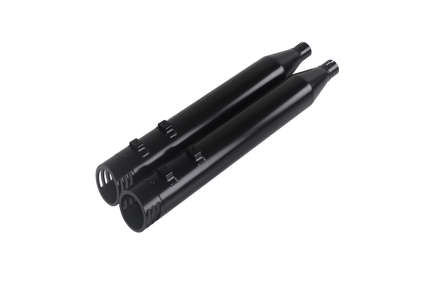 SHARKROAD Slip on Mufflers for Harley All Trike Models, Nice Black Style