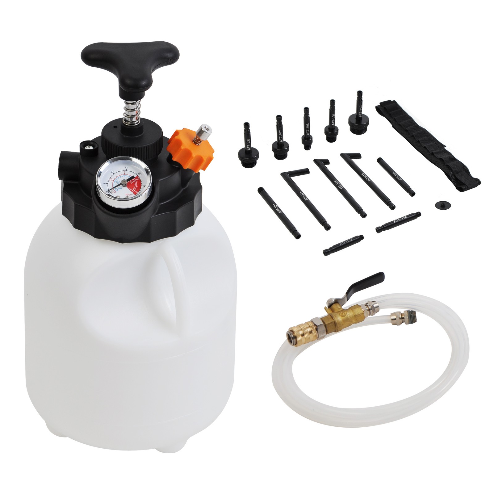 3L Manual ATF ABN Filler System Transmission Fluid Pump Dispensing w/ Adapters