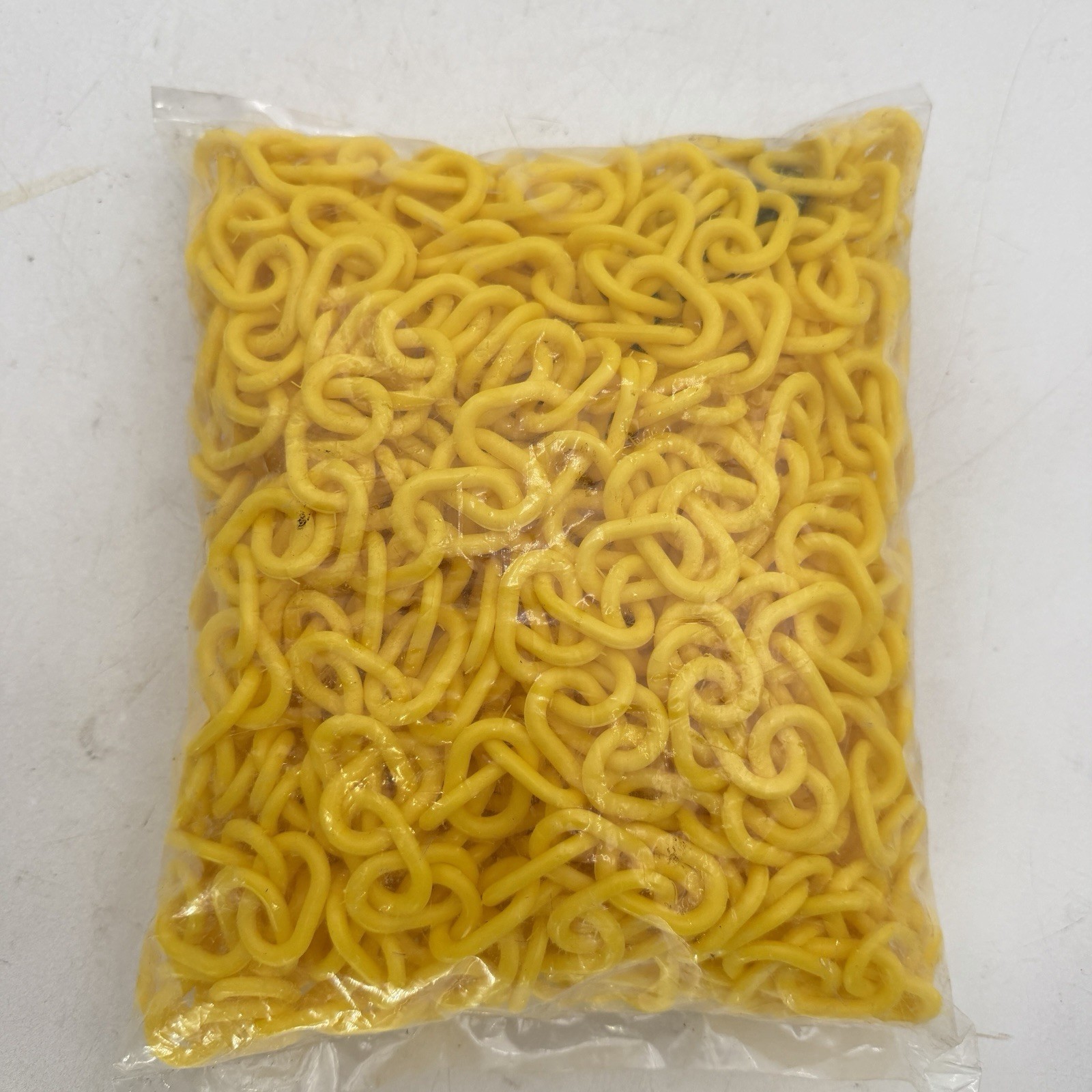 1" x 50 ft Yellow Plastic Chain, Gloss, 10002-50