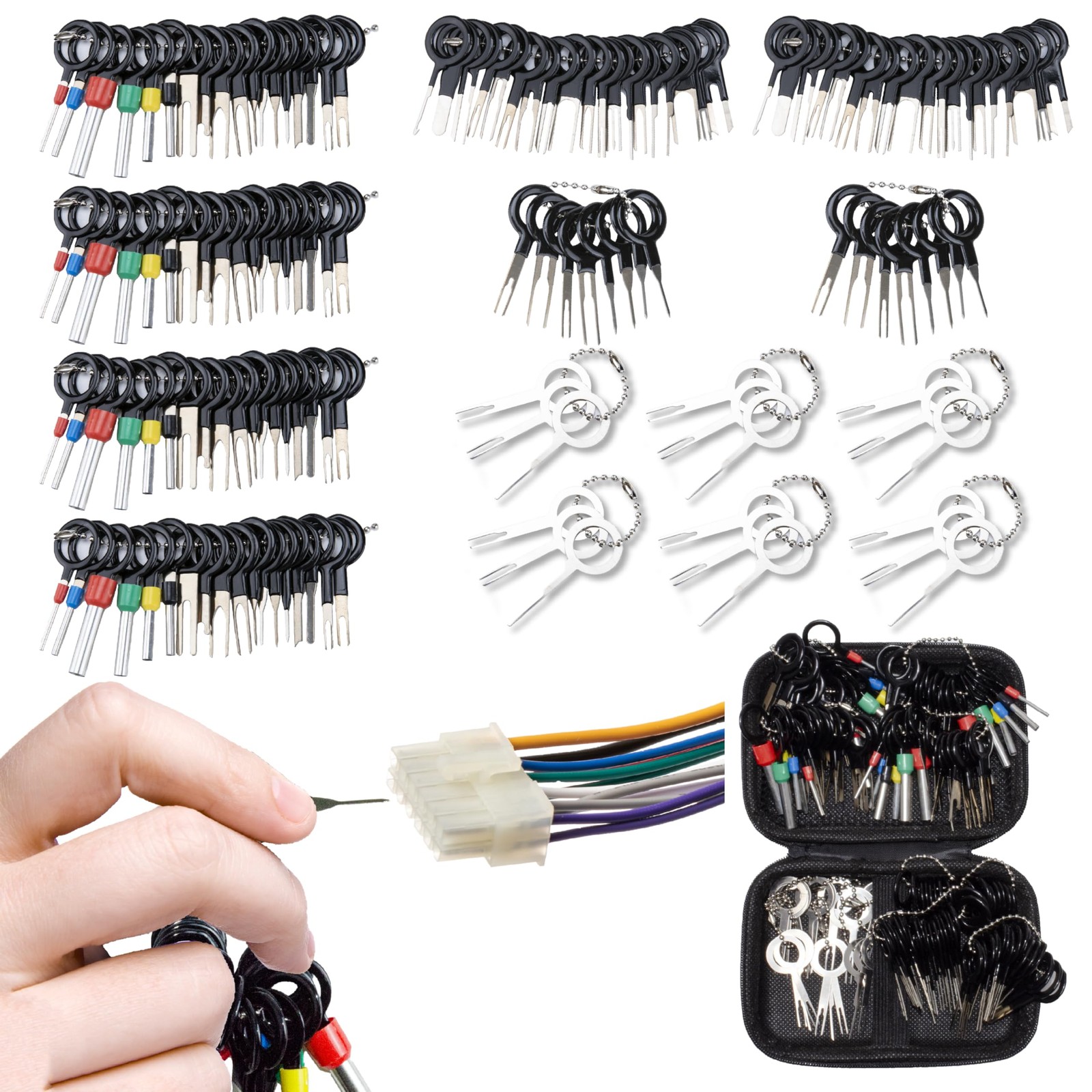 146 Pc Terminal Extractor Tool Kit Depinning Probe Set