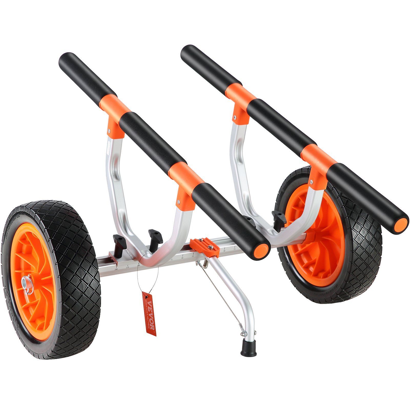 Heavy Duty Kayak Cart Foldable 12"Tires 350Lb  Adjustable Width 6.69"-17.32"
