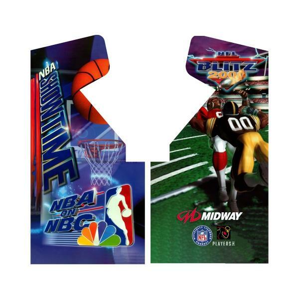 NFL Blitz - NBA Showtime Arcade Side Art on Premium 3M Vinyl