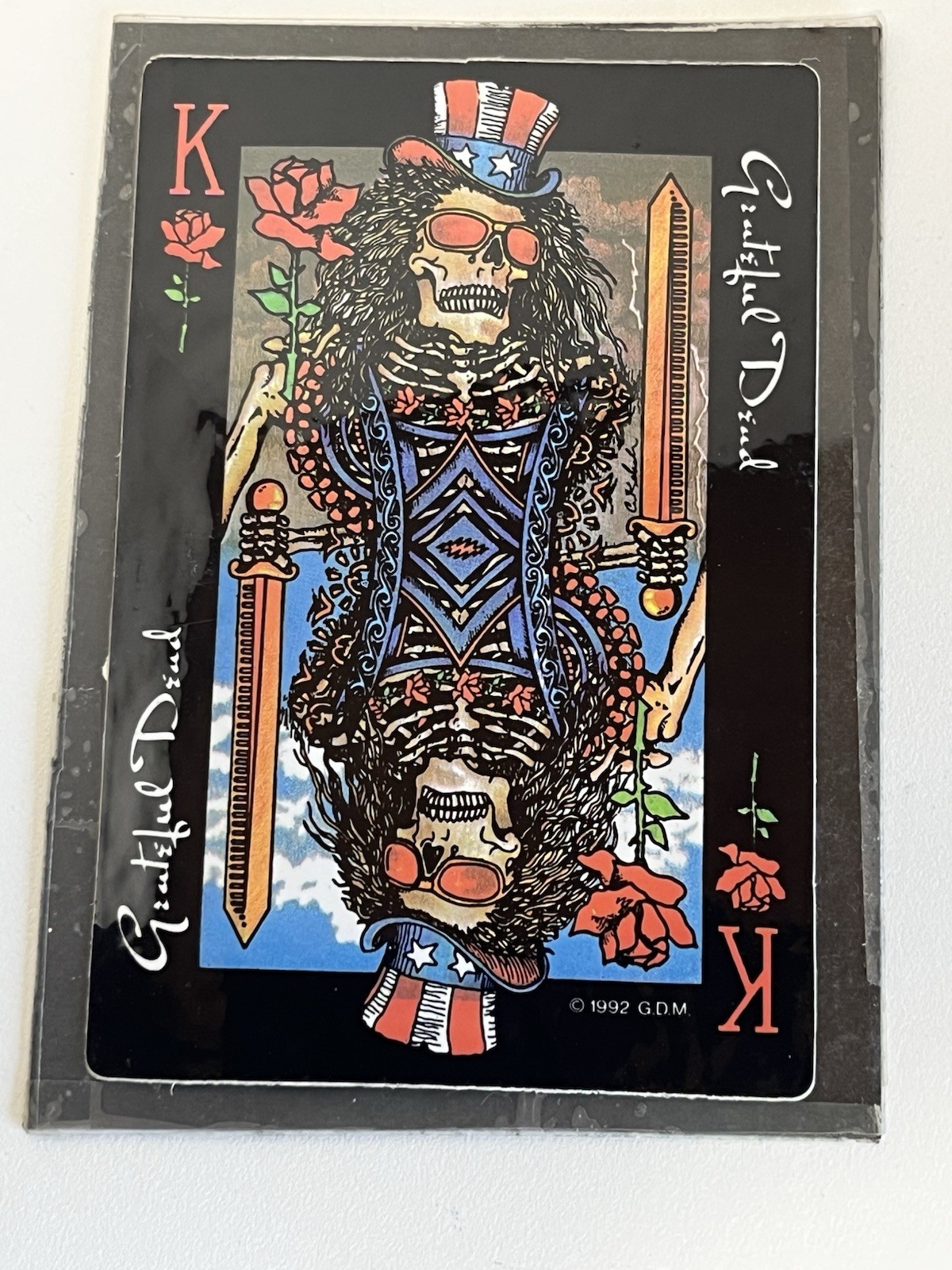 GRATEFUL DEAD STICKER NEW  VINTAGE 1992 COLLECTIBLE