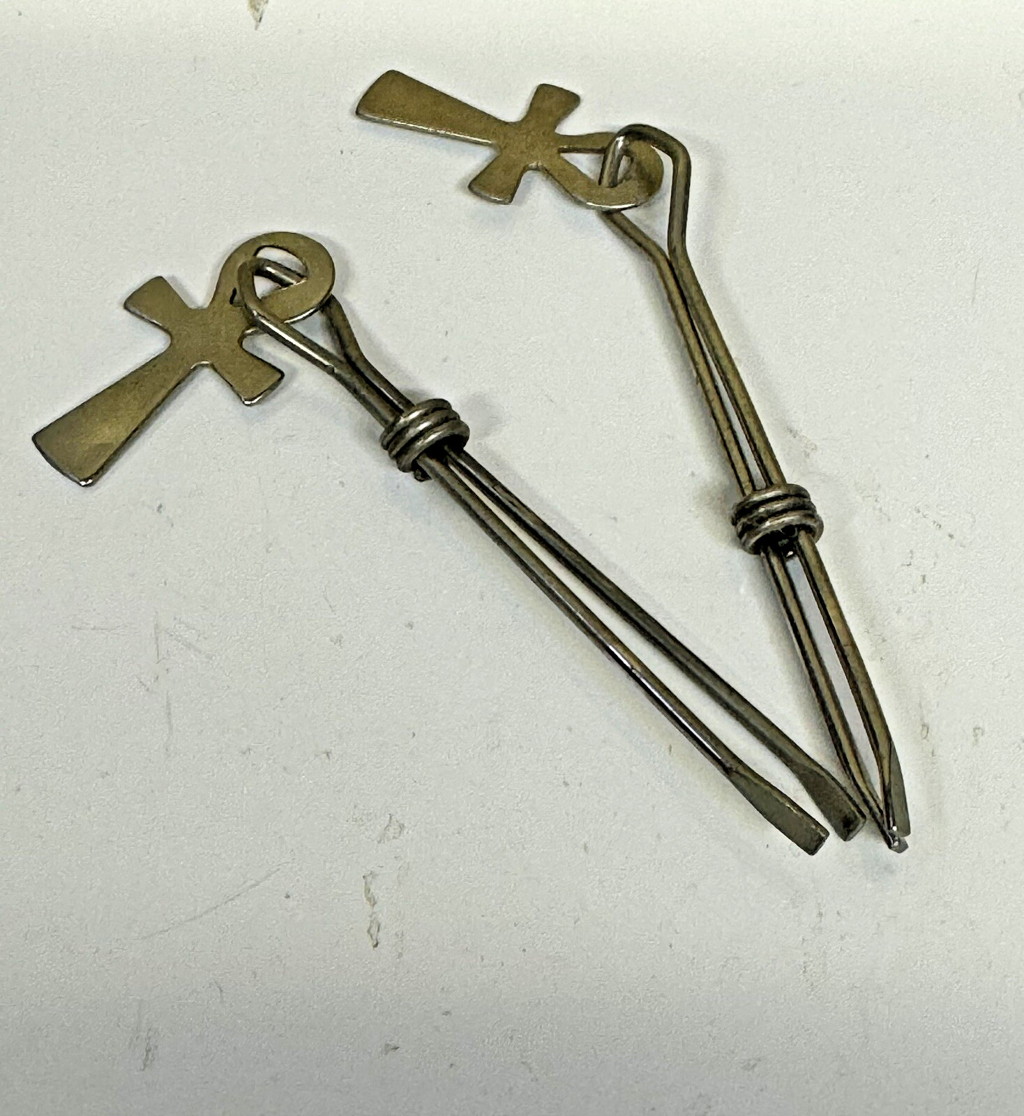 Original Vintage Set Of 2 Aunk Roach Clip Size 3 Inch Unused
