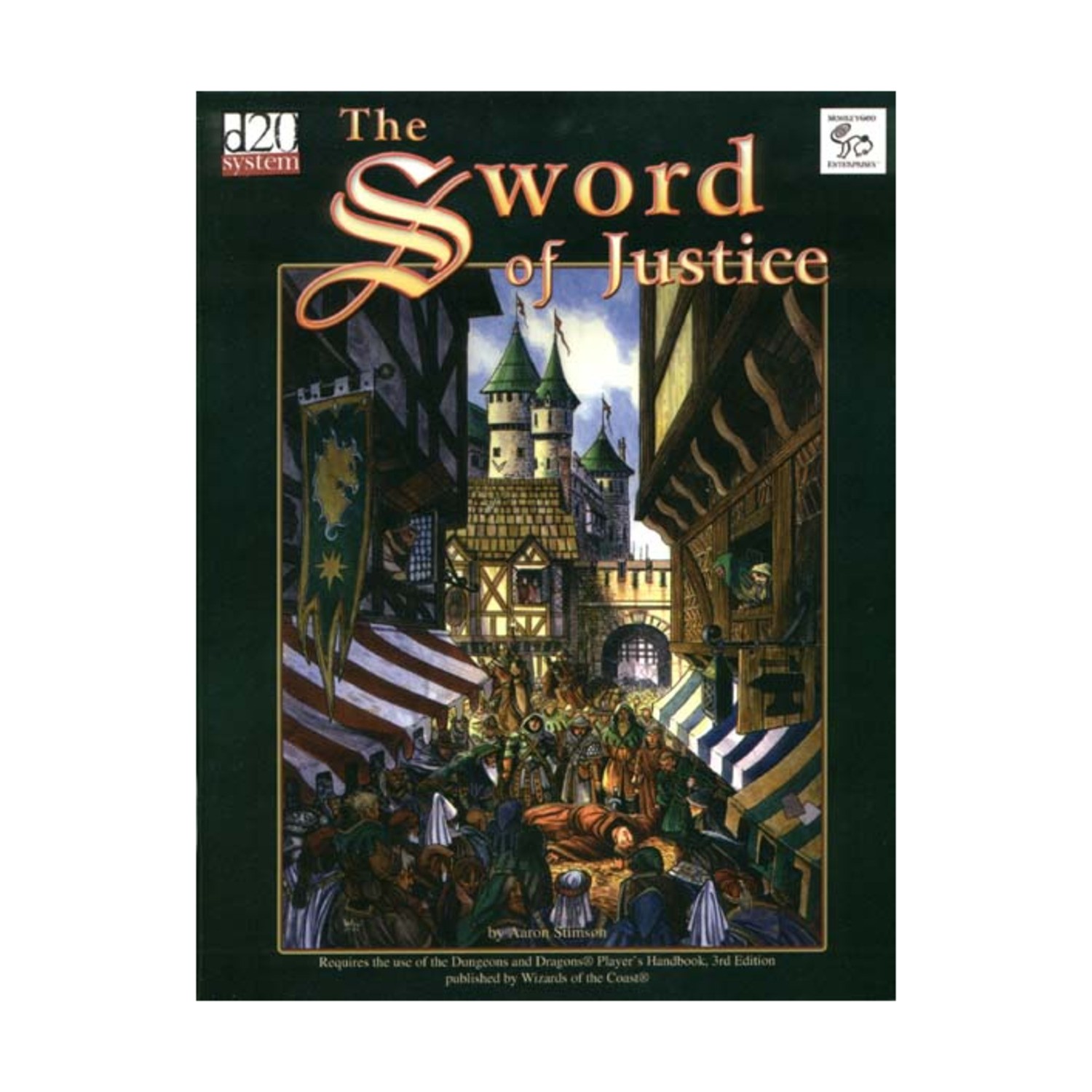 Monkey God d20 RPG Sword of Justice VG+