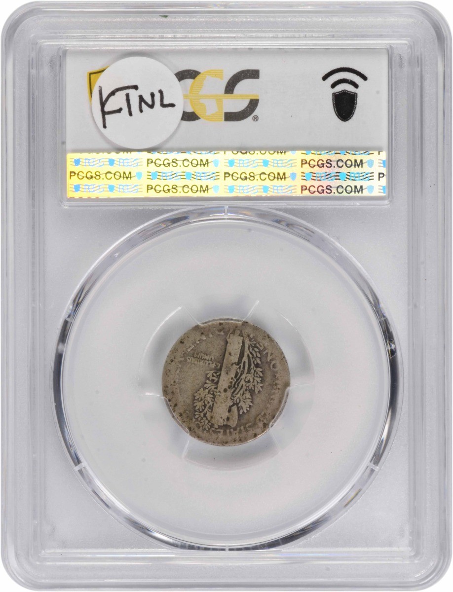 1916-D Mercury Silver Dime FR02 PCGS