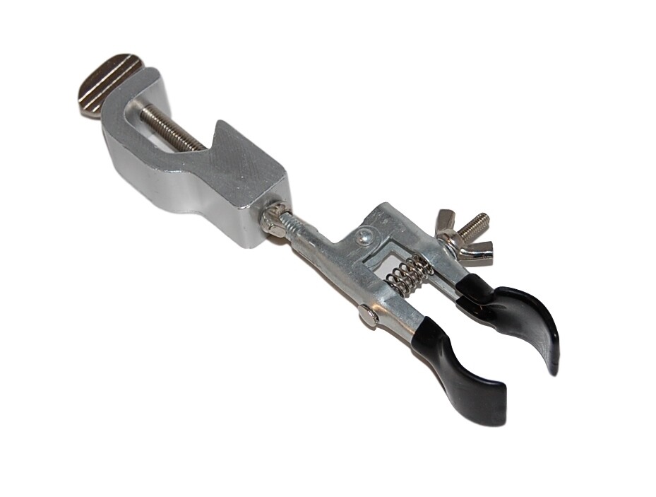 Universal Clamp, 2 Plastisol Coated Forks with Bosshead
