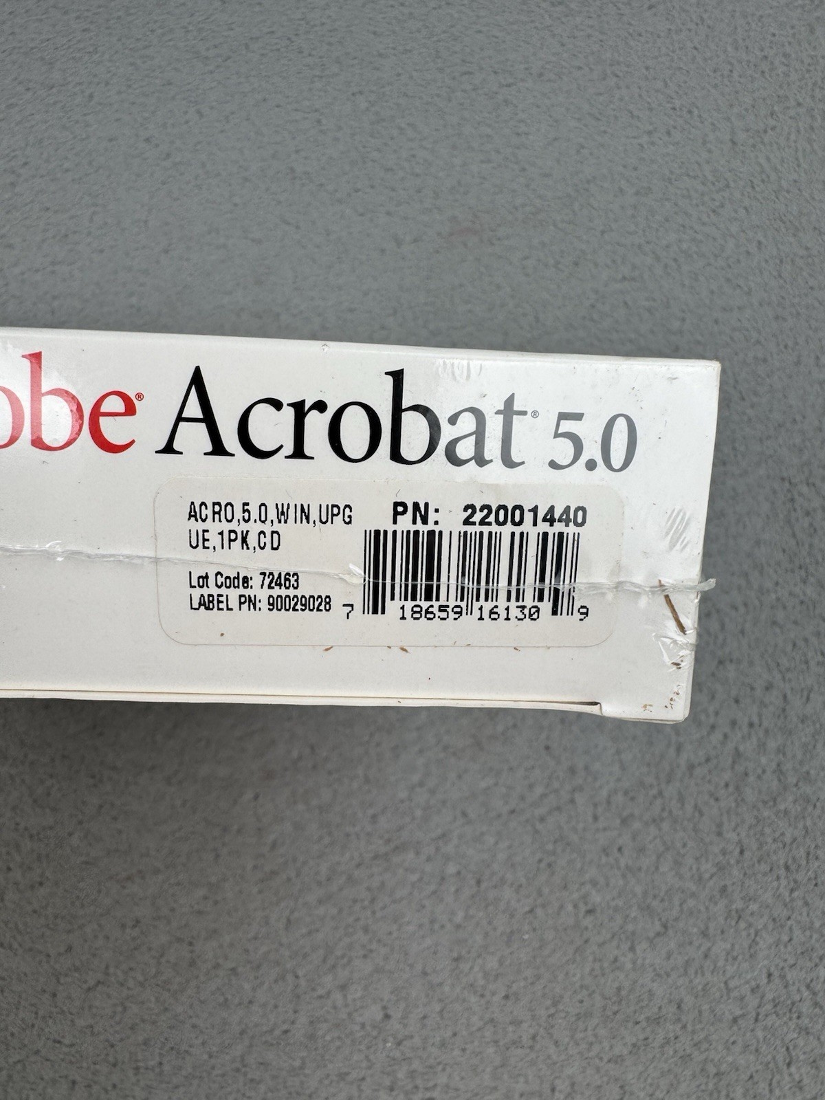 Adobe Acrobat 5.0 Windows XP New Sealed