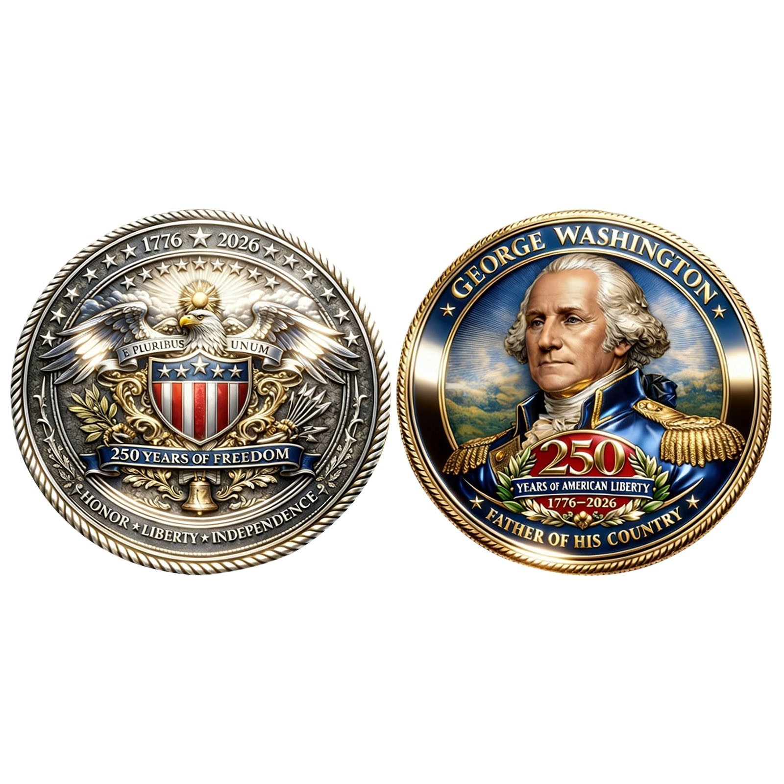 250 Years of Liberty The Glory of American Freedom 1776-2026 Commemorative Coin