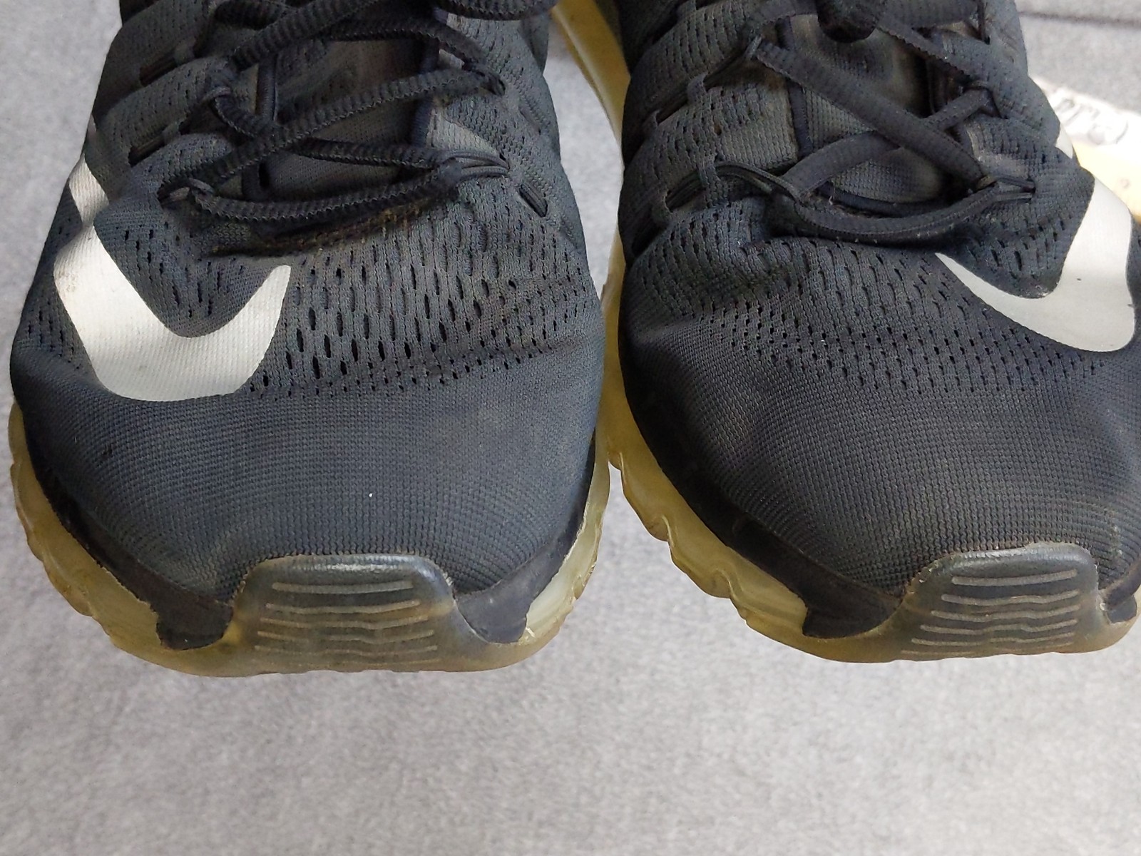 Nike Air Max 2016 Shoes Mens Size 12.5 Black White Running Sneakers 806771-001