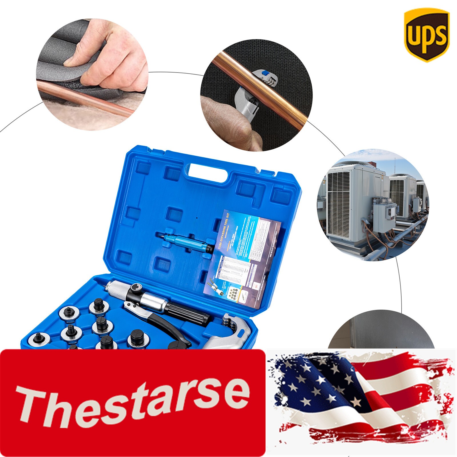 Hydraulic Expander Tool Kit Tube Cutter Expanding Copper Tube Expander 10-42mm