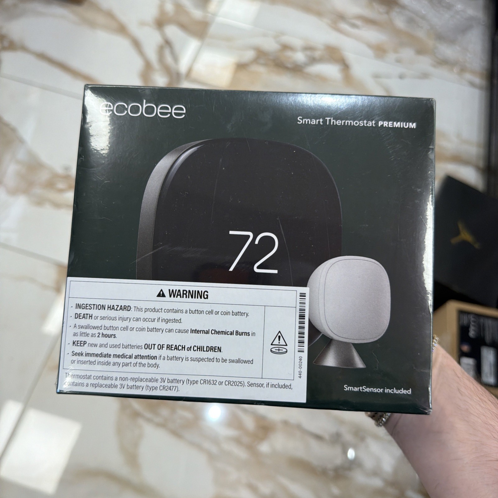 Ecobee Smart Thermostat Premium  EB-STATE6-01  Smart Sensor New Factory Sealed