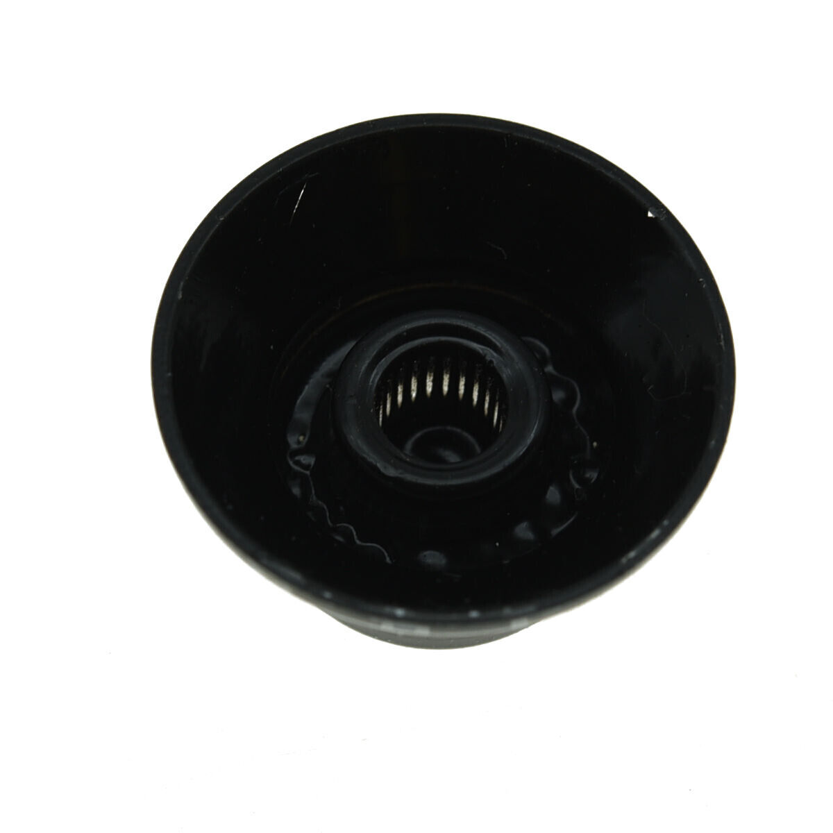 LP Guitar Bell Knobs 24 Fine Spline Top Hat Knobs fits Gibson Les Paul Black