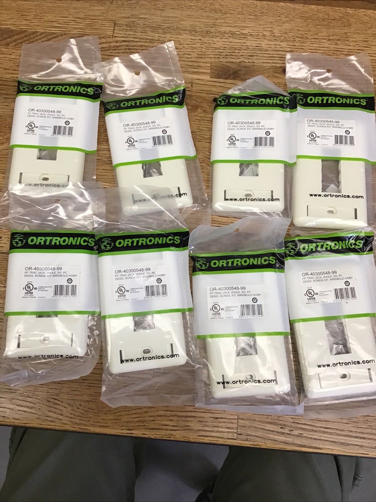 Lot Of 8. Ortronics OR-40300548-99 Wiremold Ivory