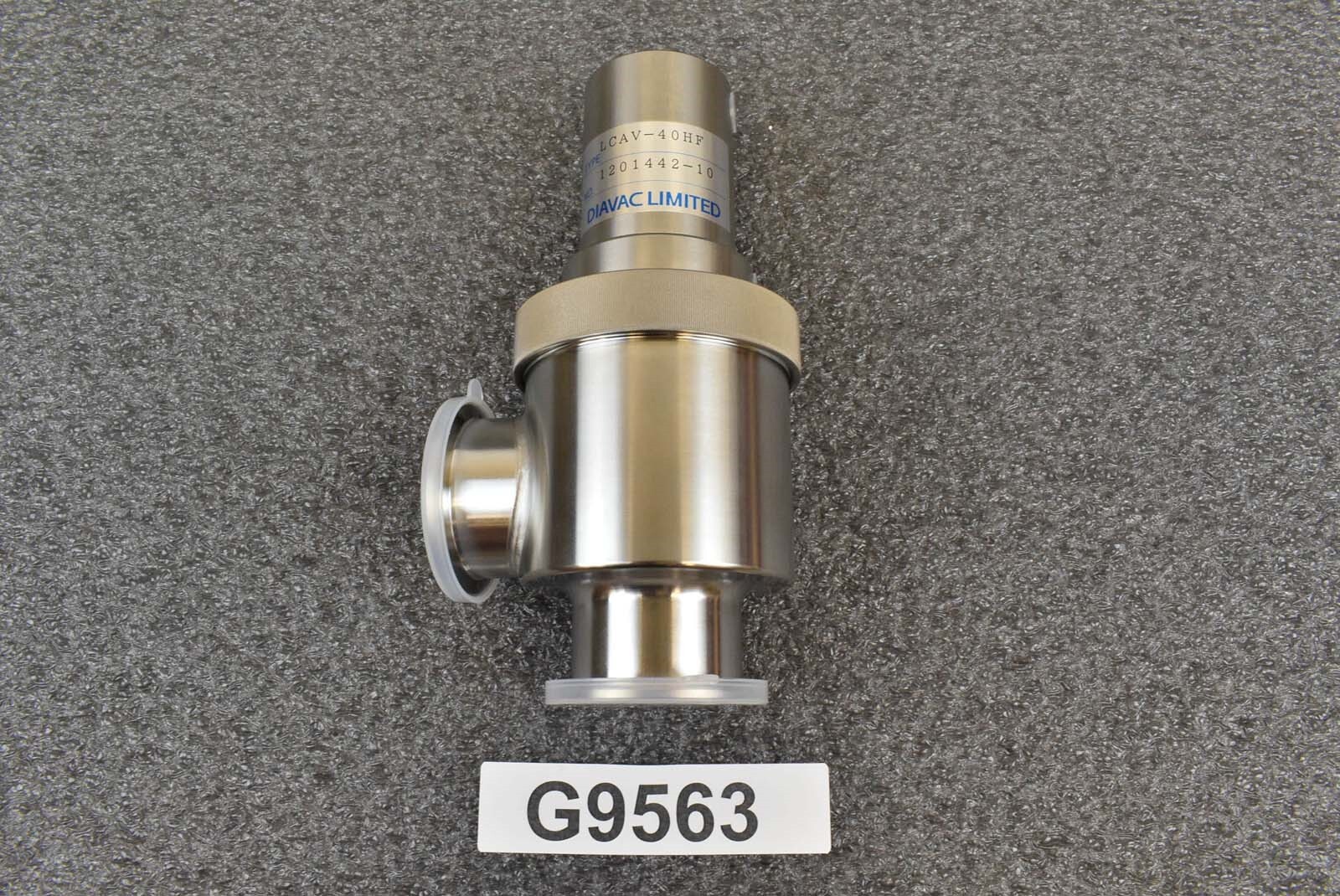 Diavac Limited LCAV-40HF Pneumatic Angle Valve