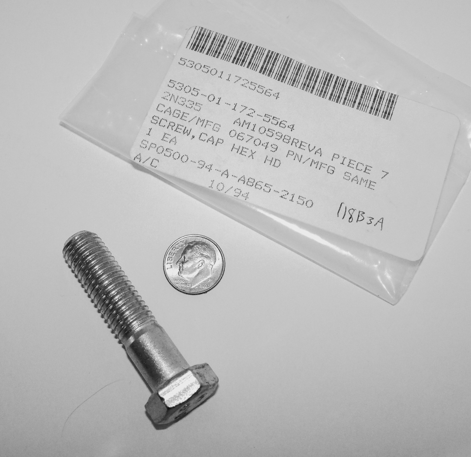 NAVY SHIP 16PC2V5 COLT PIELSTIK DIESEL BOLT AM10598REVAPC7 STL M12X1.75 50MM 8.8