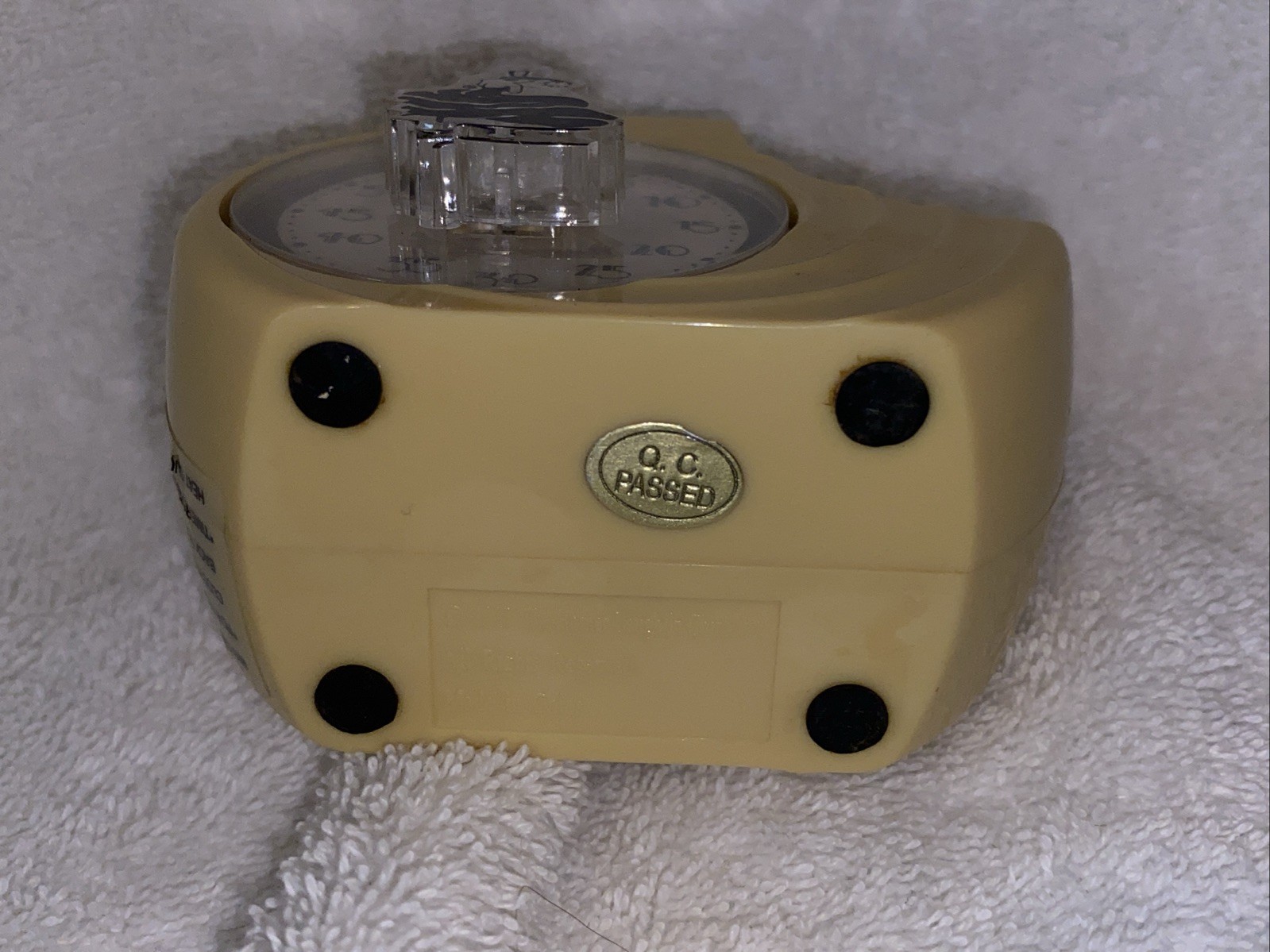 Fiesta Kitchen Chef Clock Timer ~ Disc Yellow Disk Pitcher