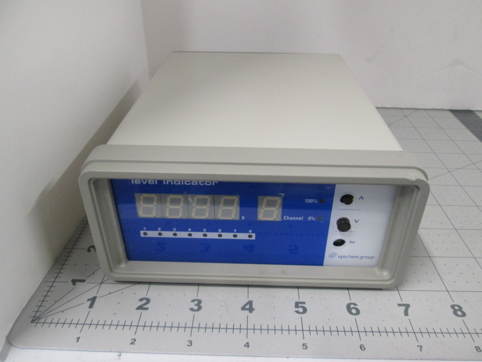 Epichem Group, EPCR-8, Level Indicator 8 Channel Read Out, Used