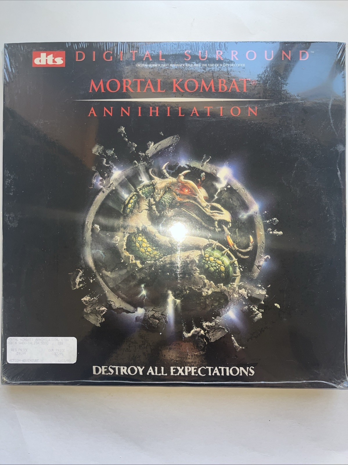 Mortal Kombat - Annihilation DTS Sealed Laserdisc