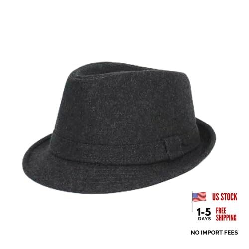 Mens Fedora Hats Classic Manhattan Womens Fedora Hat Grey
