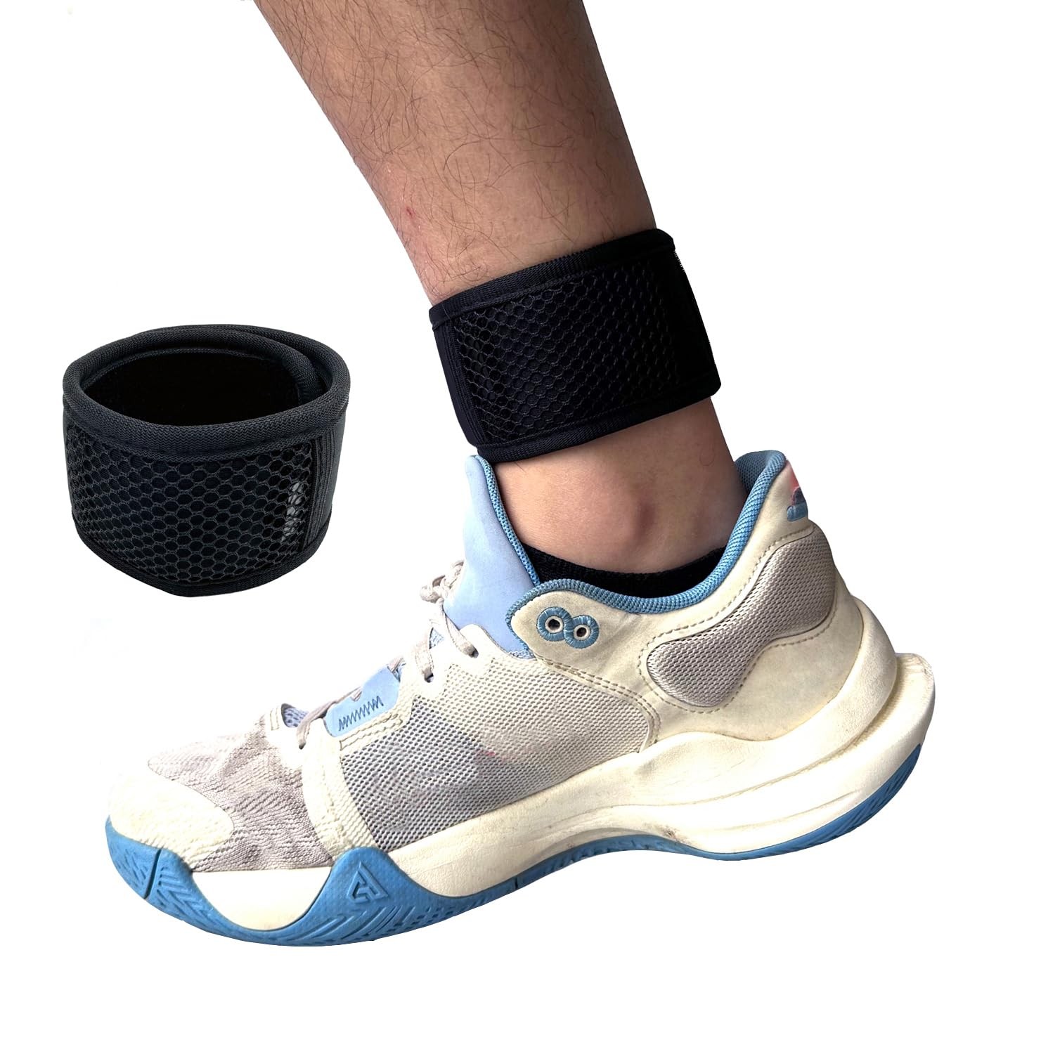 Adjustable Arm&Ankle Fastener Wristband Mesh Pouch Straps for with Fitbit Ins...