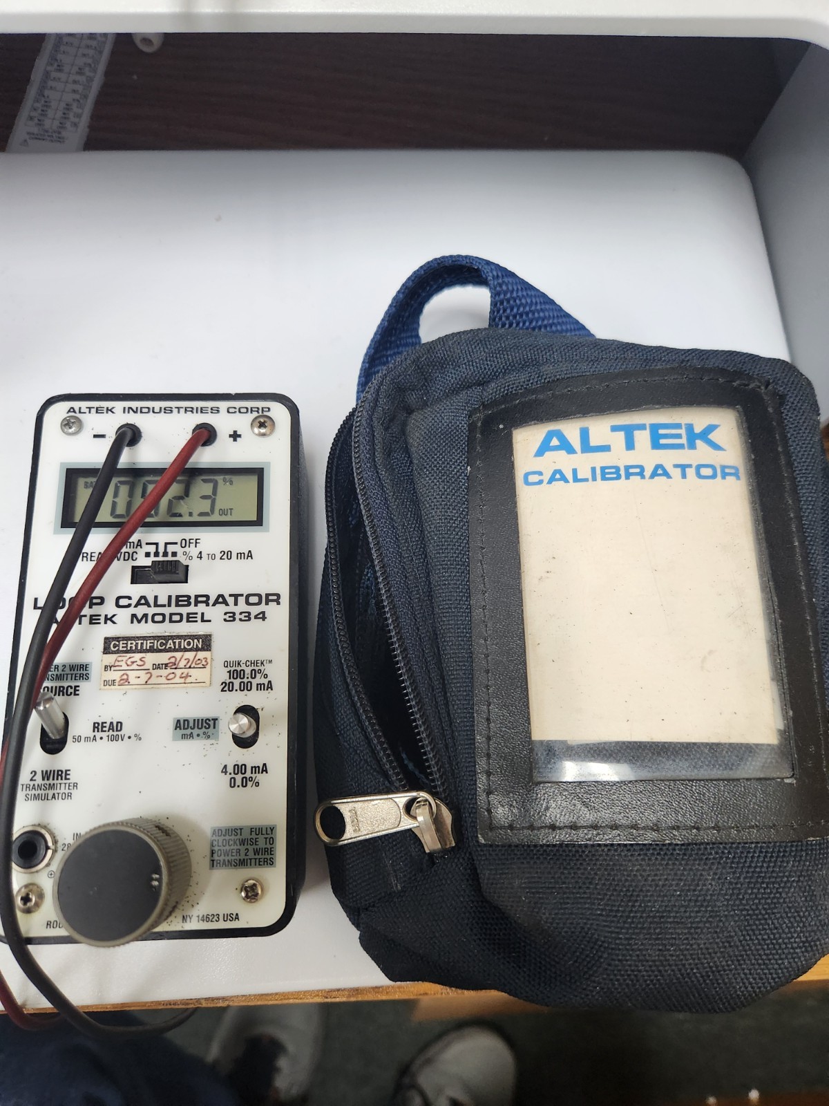Altek 334 Milliamp Loop Calibrator
