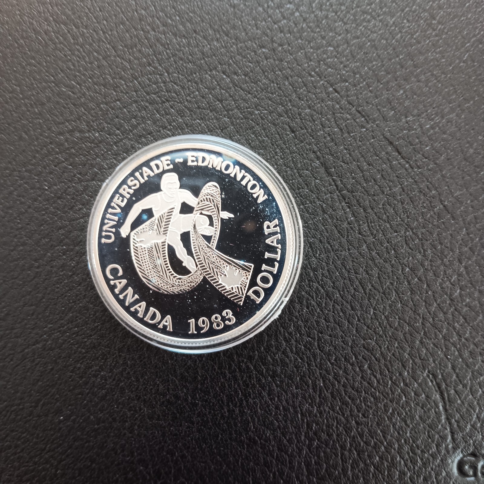 1983 Canada 50% Silver Canadian Silver Dollar for World University Games