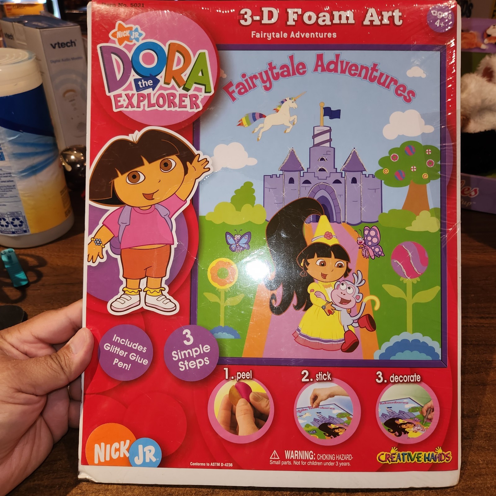 NEW 2004 Old Stock Dora the Explorer 3D Foam Art, over 50 pcs