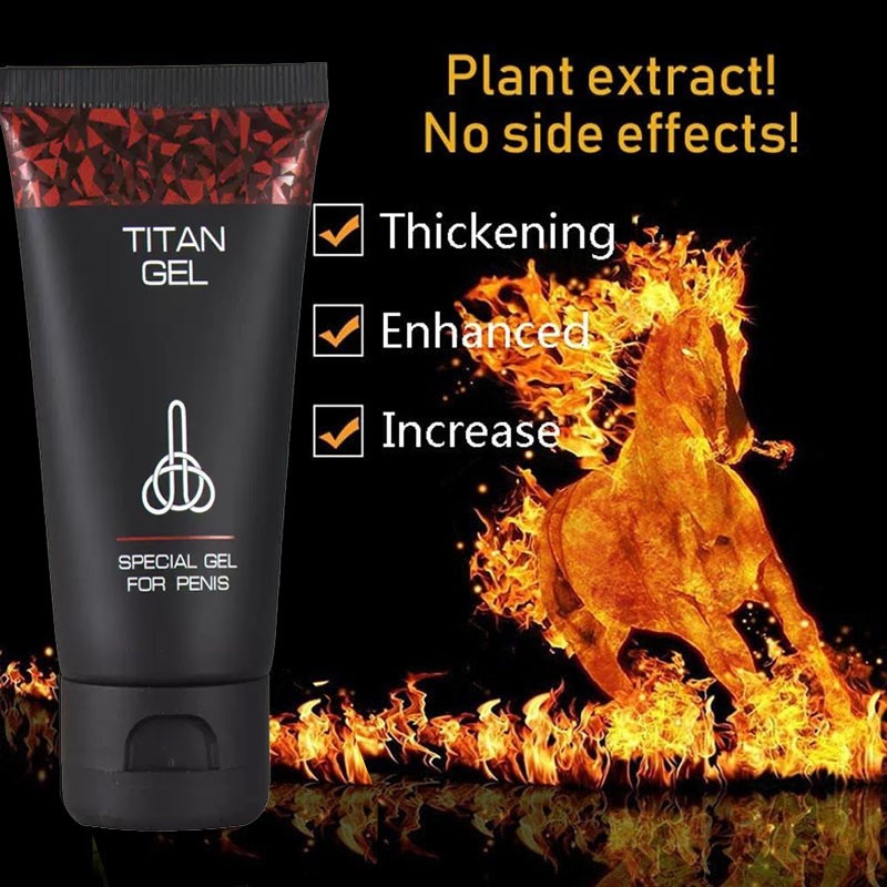 Titans Gel Male Enhancement Special Massage Cream for Men – 50ml 100% Brand New