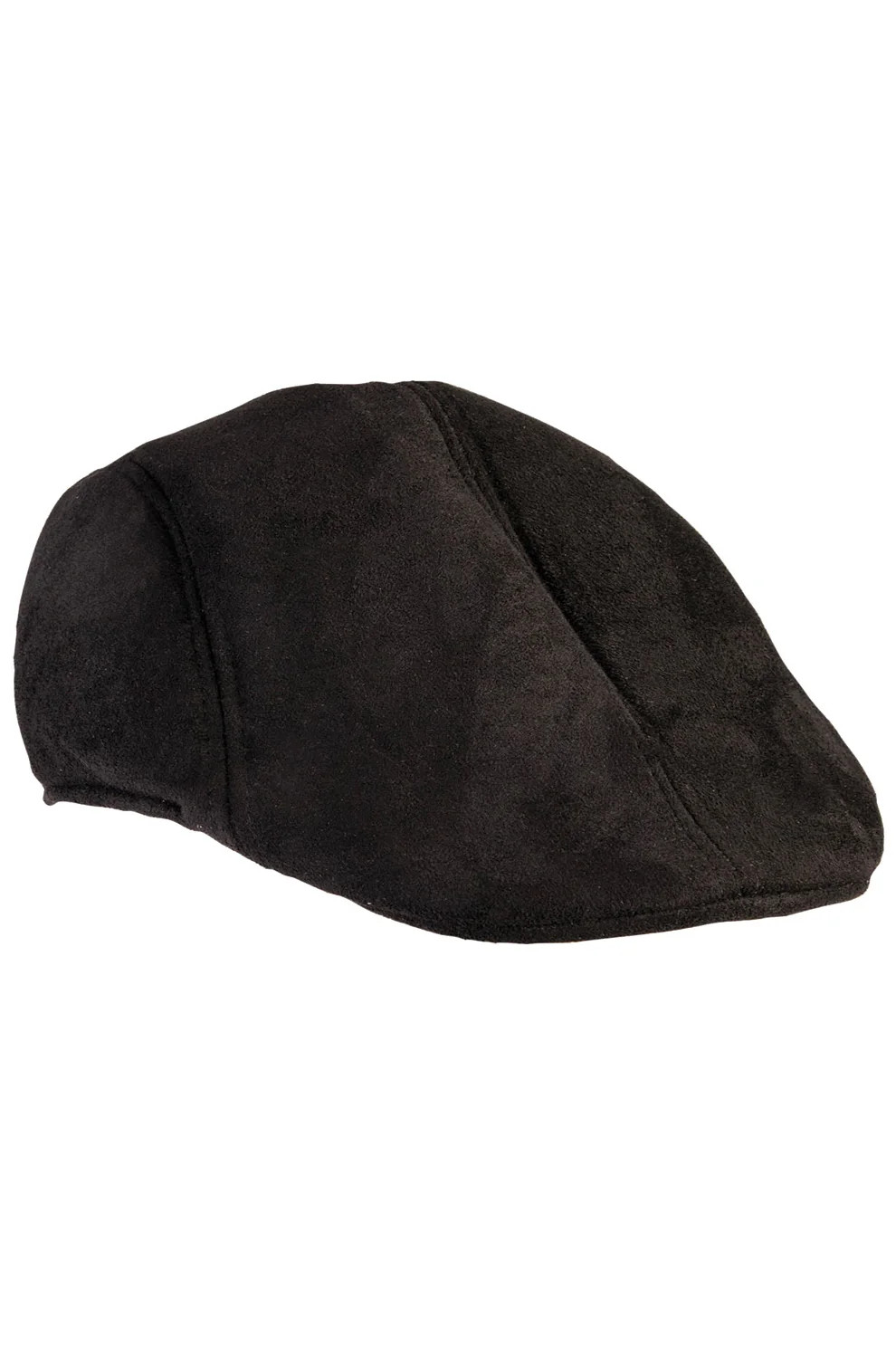 Brand New Retro Black Suede Cap