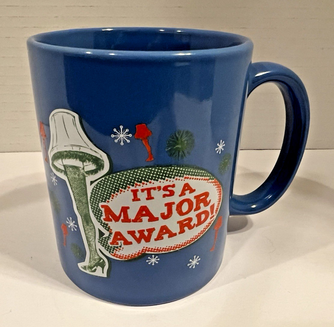A CHRISTMAS STORY Leg Lamp MUG, Classict "It's A Major Award"-Great Condition