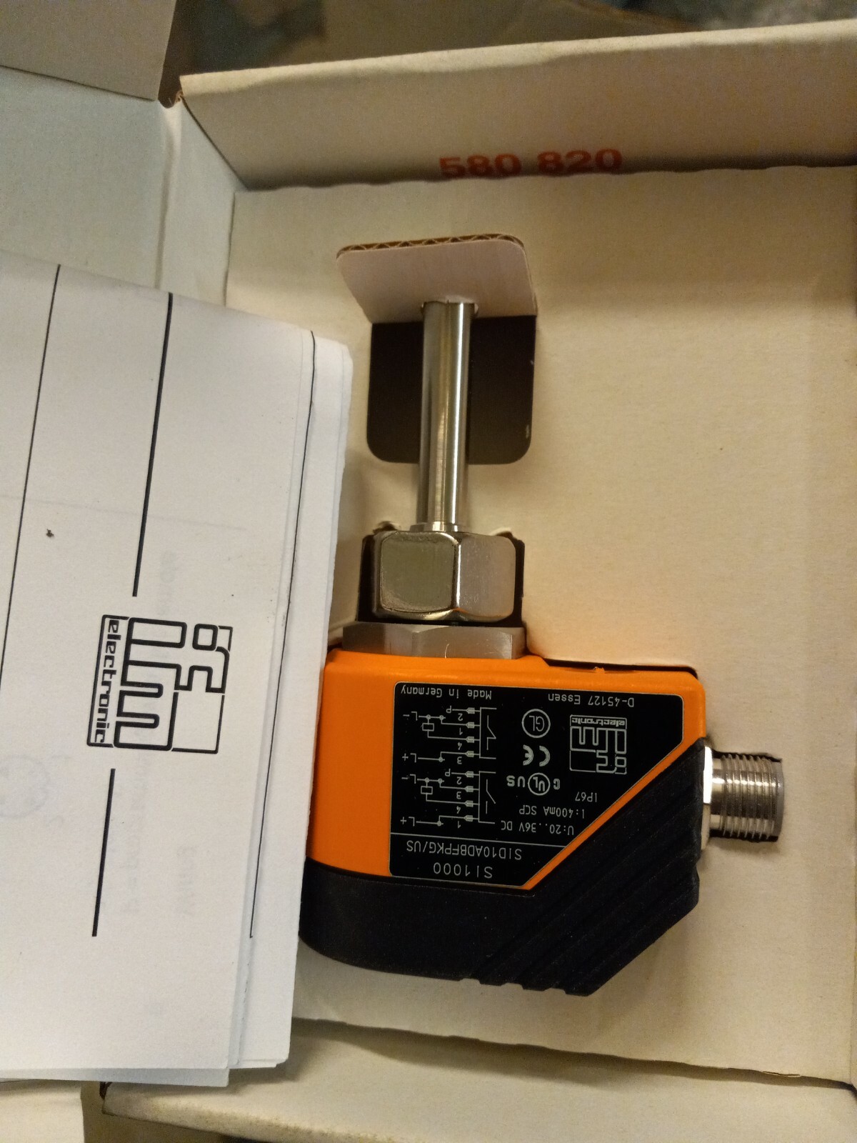 IFM SI1000 Brand New Efector 300 Flow monitor SID10ADBFPKG/US-100-IPF