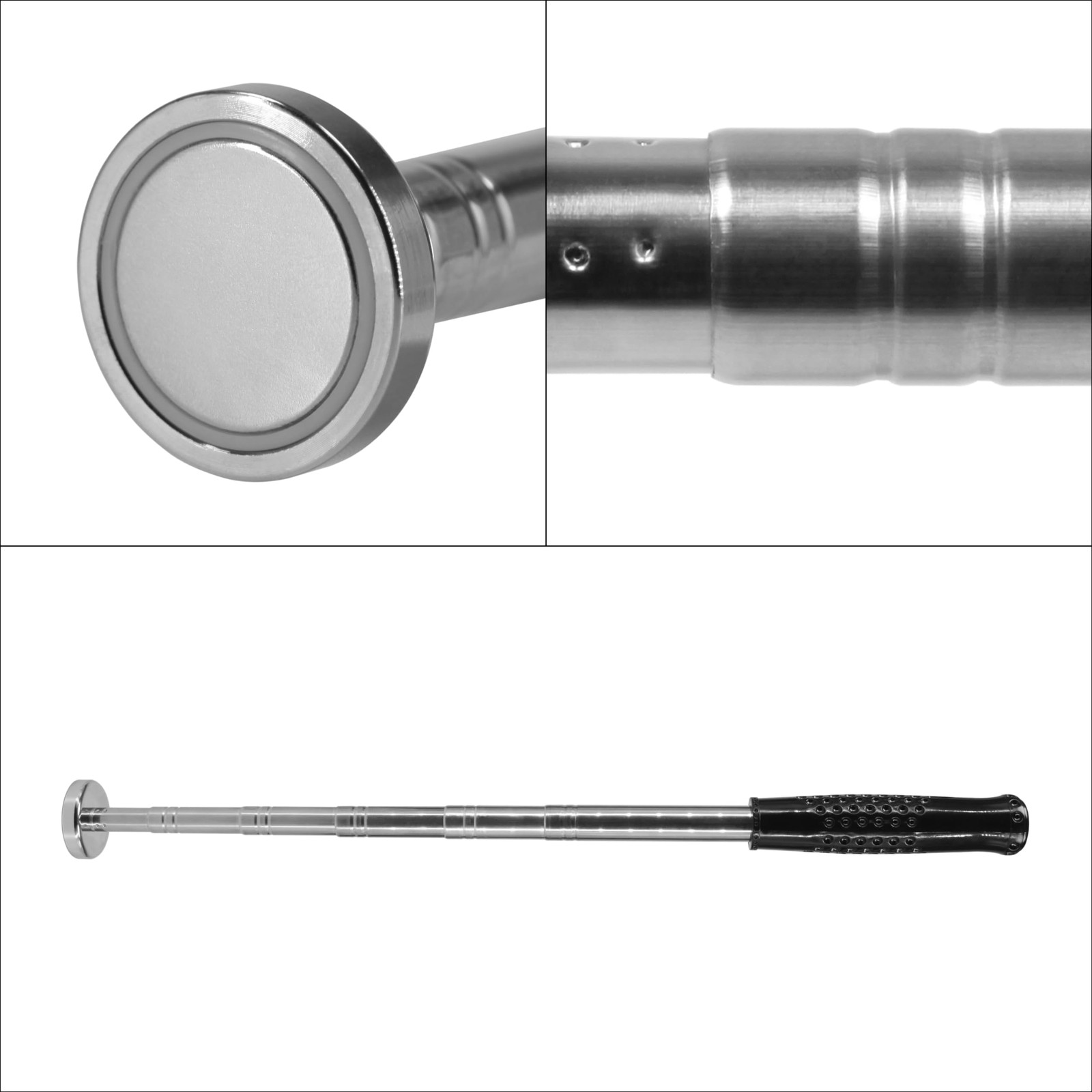 Magnetic Pickup Tool 41" Telescoping Retractable 35lb Suction for Easy Retrieval