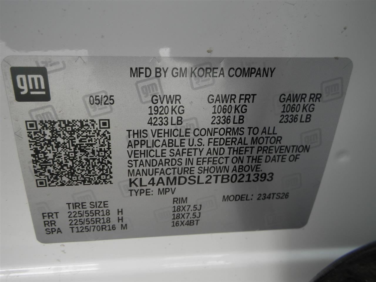 2026 Encore GX 1.3L Air Shutter