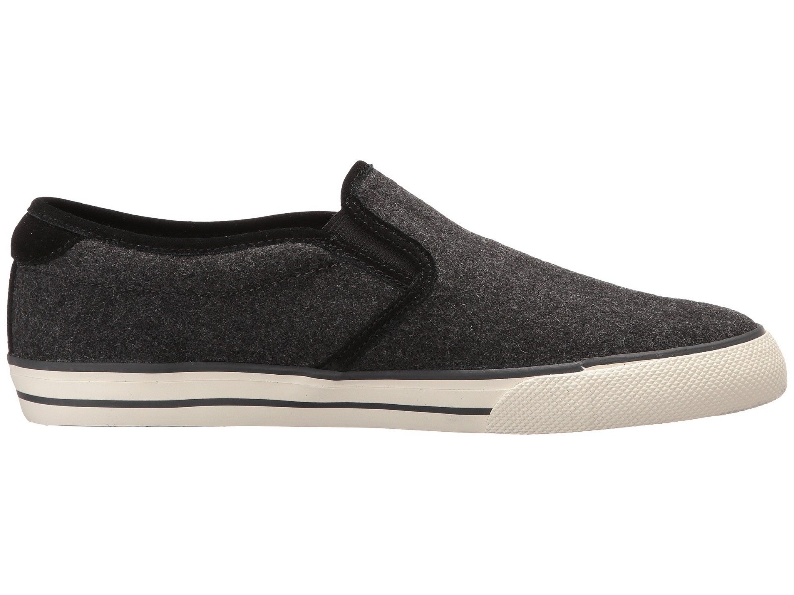 Polo Ralph Lauren Men's Vaughn slip-on II Sneaker, Charcoal Heather NEW WITH BOX