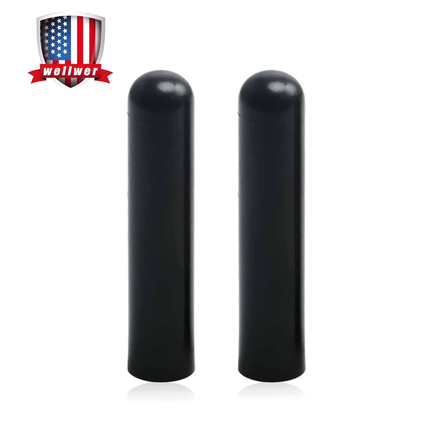Sef of 2 Door Lock Pull Knob Control Post Pin for 1987-96 Ford F-150 F-250 F-350
