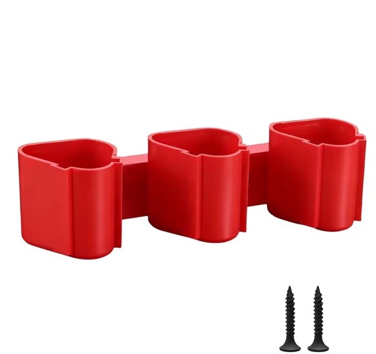 For Milwaukee M12 Battery Holder Wall Mount Storage Case Accessories