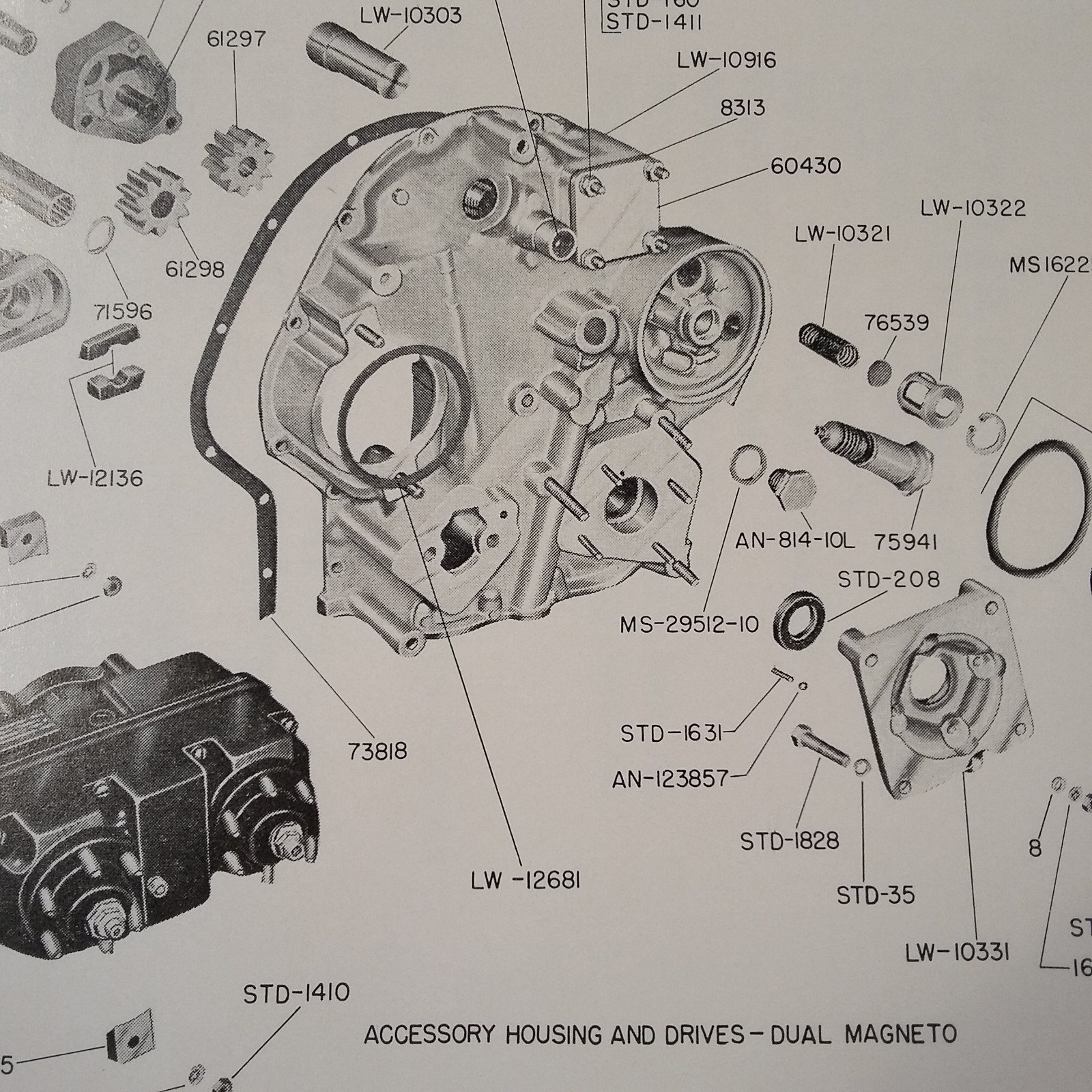 Lycoming IO-540 Engine Parts Manual