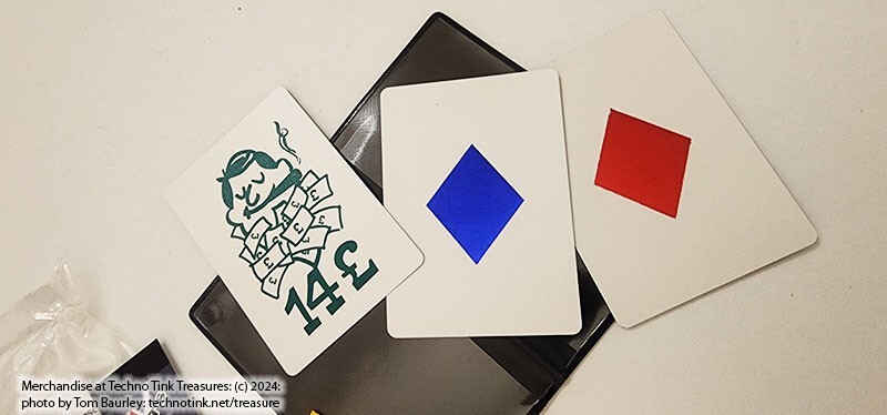 Color Monte Card Trick by Emerson & West - Original British Pound version