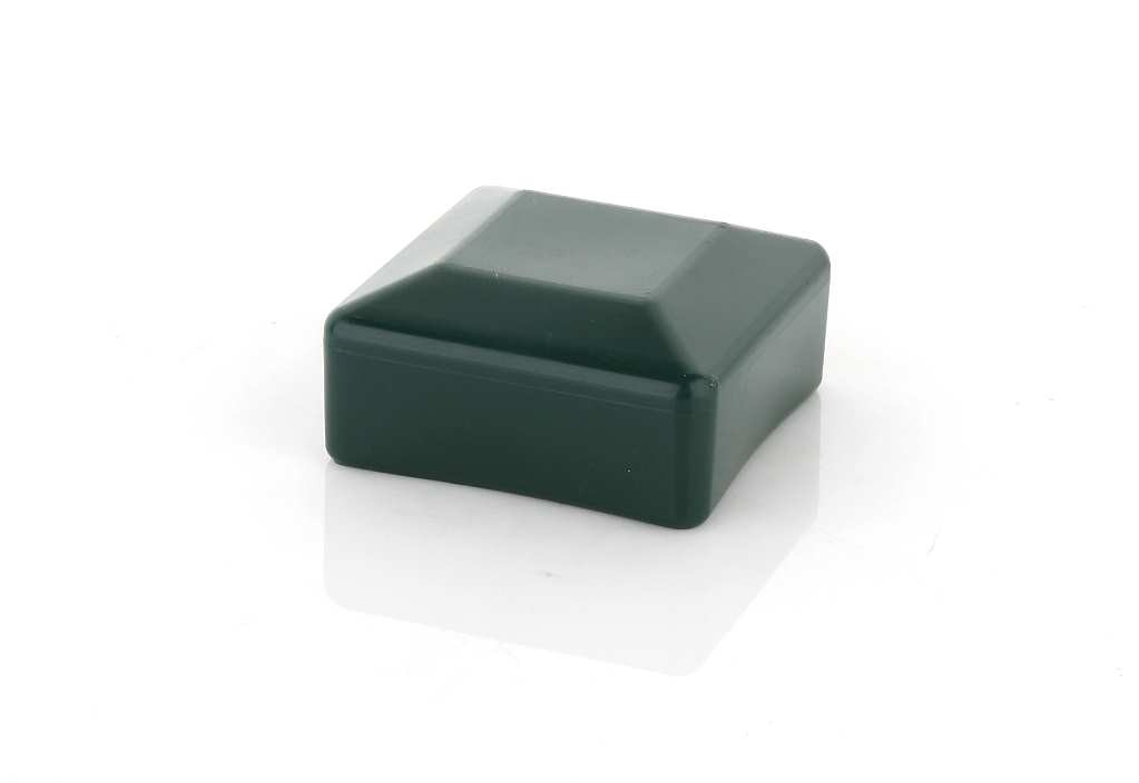 Fence Post Cap 100x100mm Fence Caps Green - Post Cap Pyramid Square