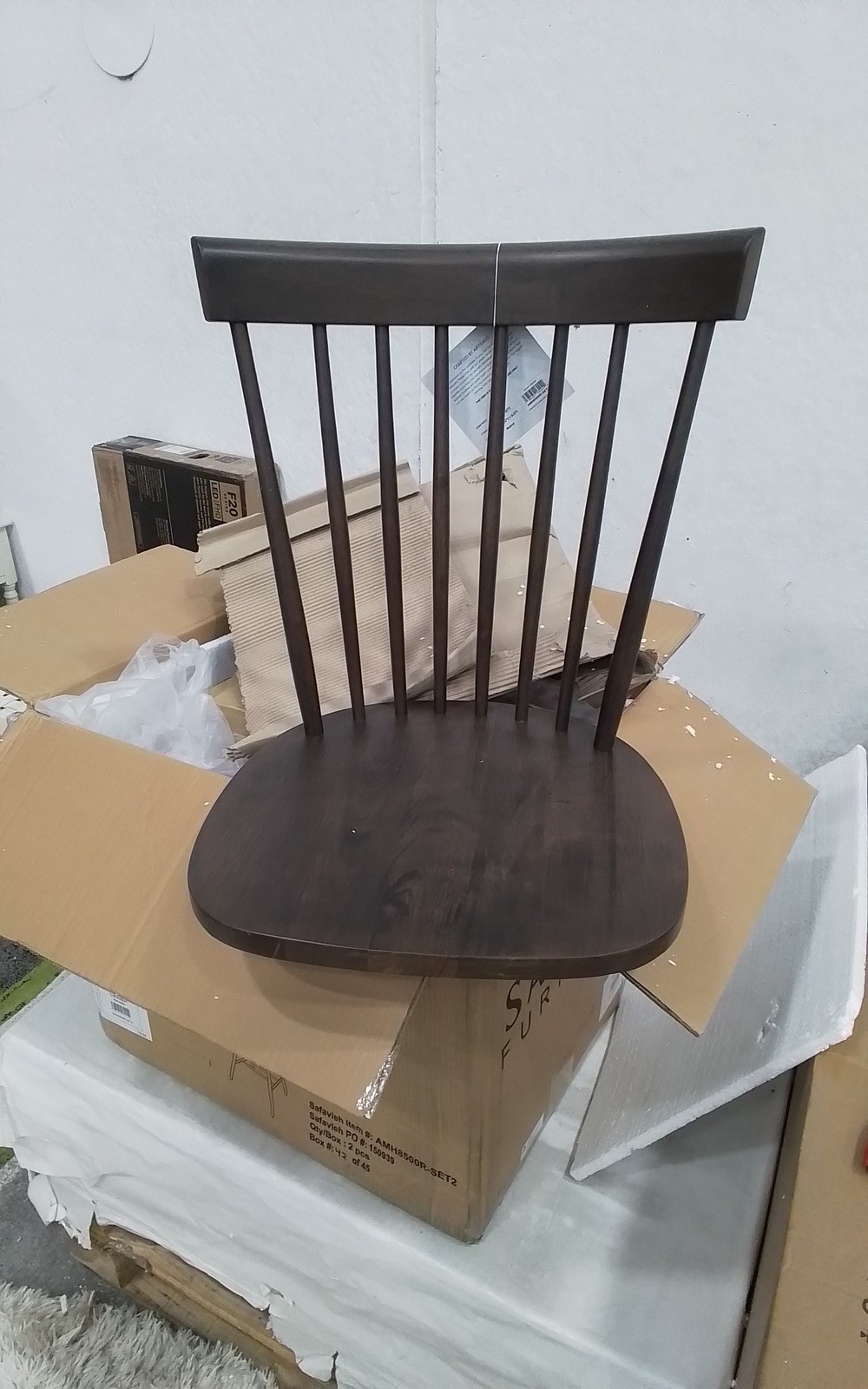 Safavieh PARKER SPINDEL SIDE CHAIR, Reduced Price 2172772799 AMH8500R-SET2