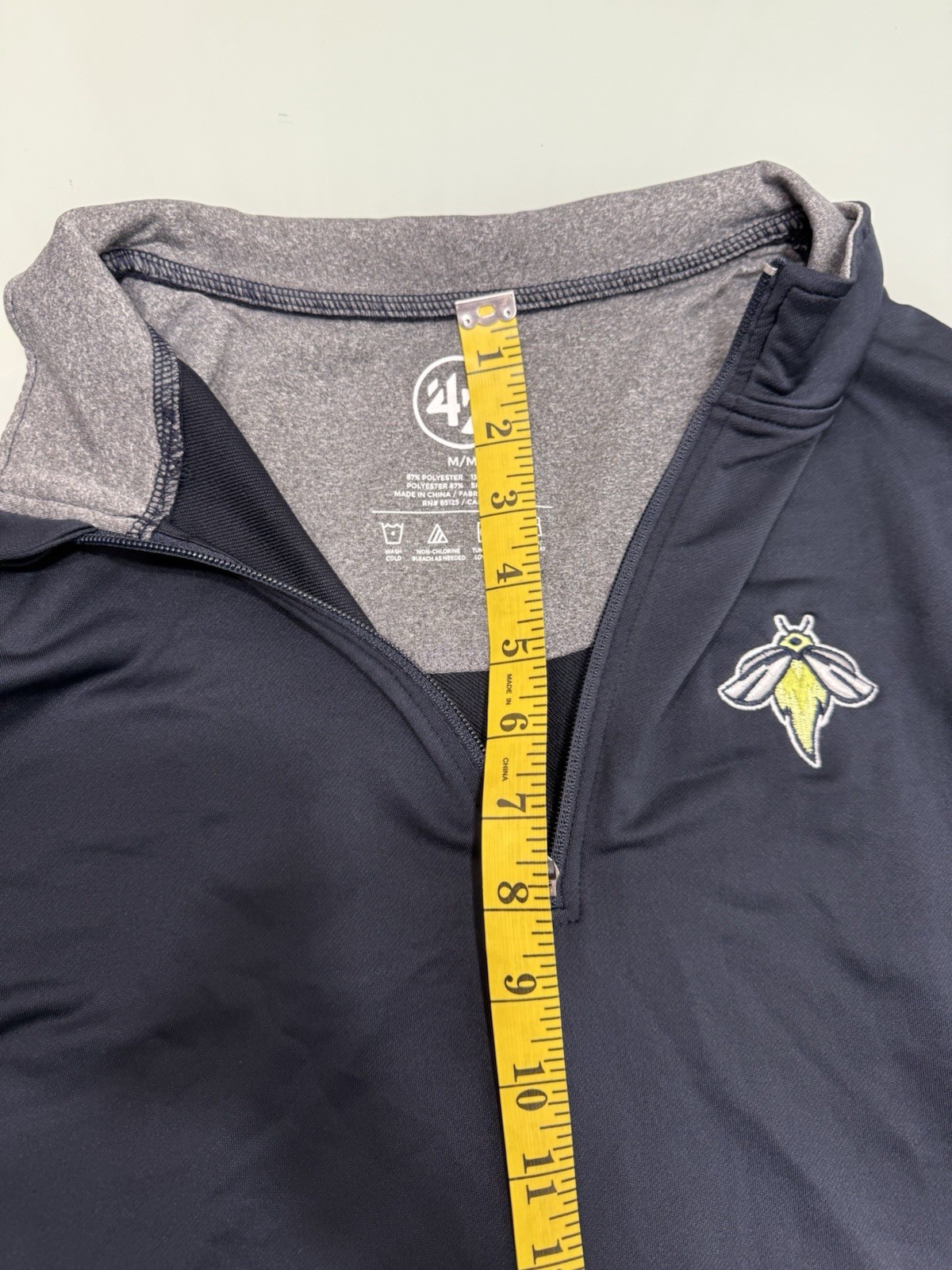 Columbia Fireflies Minor League S.C ‘47 Brand Long Sleeve Quarter Zip Shirt Sz M