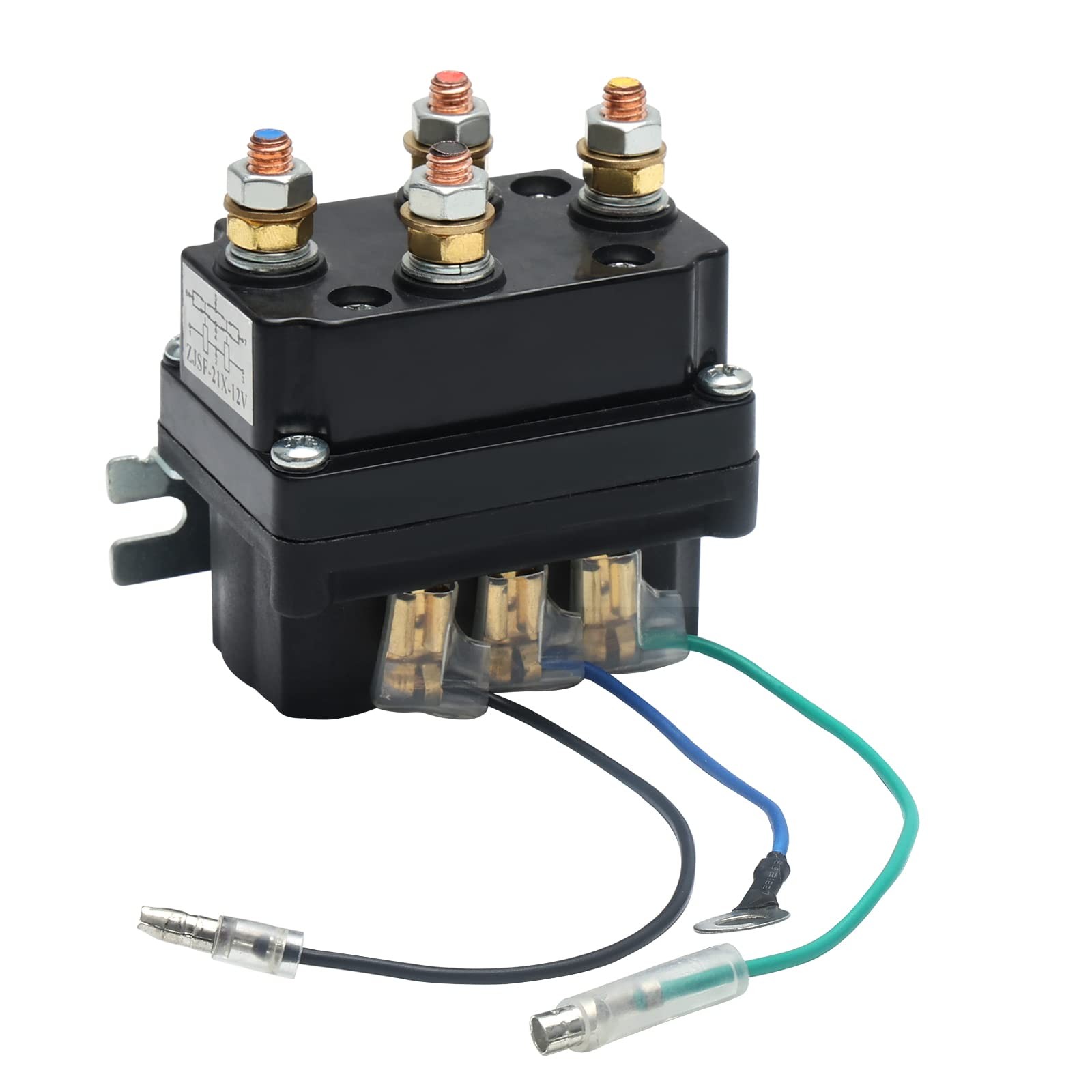 250A 12V Winch Solenoid Relay Contactor Box Fits 30005000lbs ATV UTV