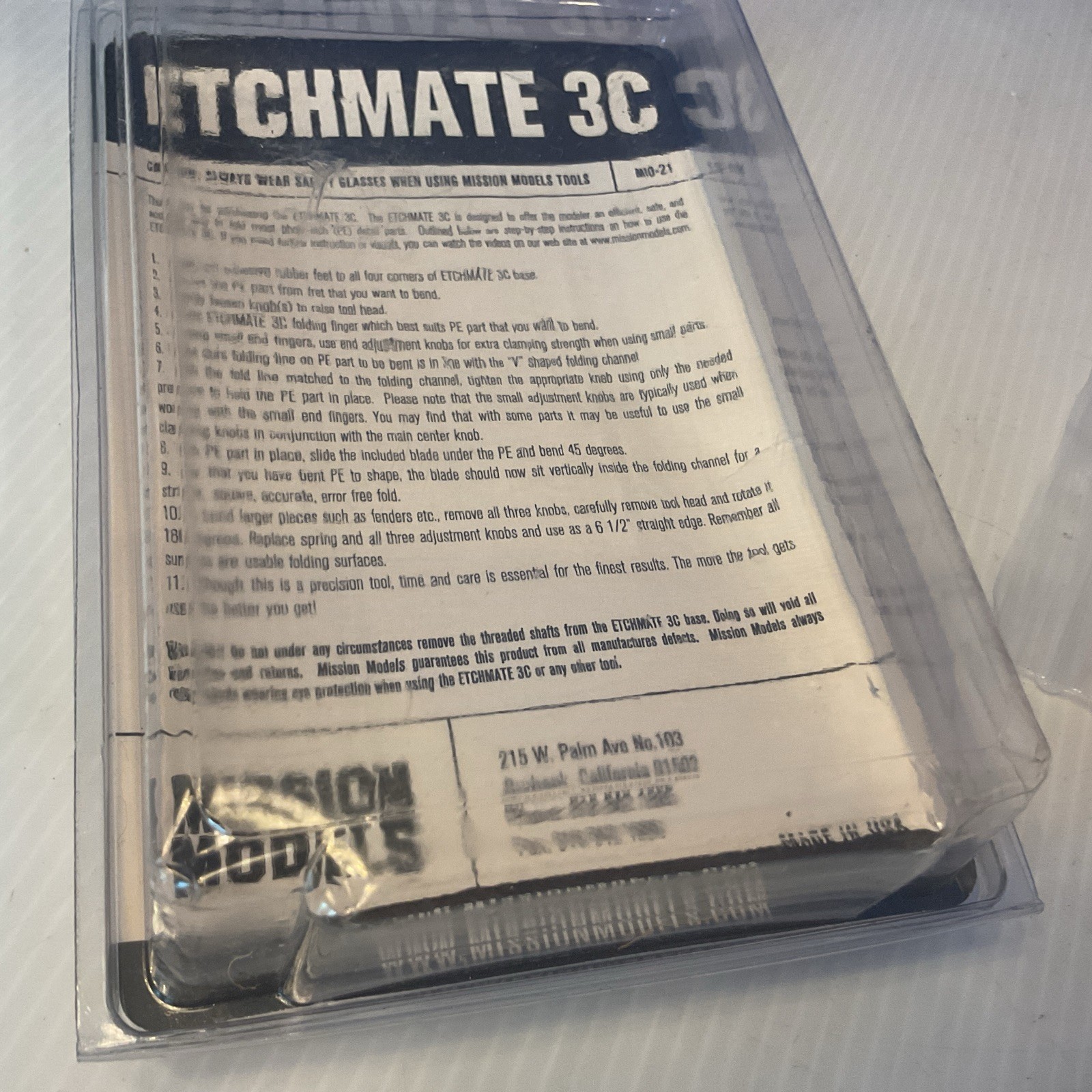 MISSION MODELS ETCHMATE 3C