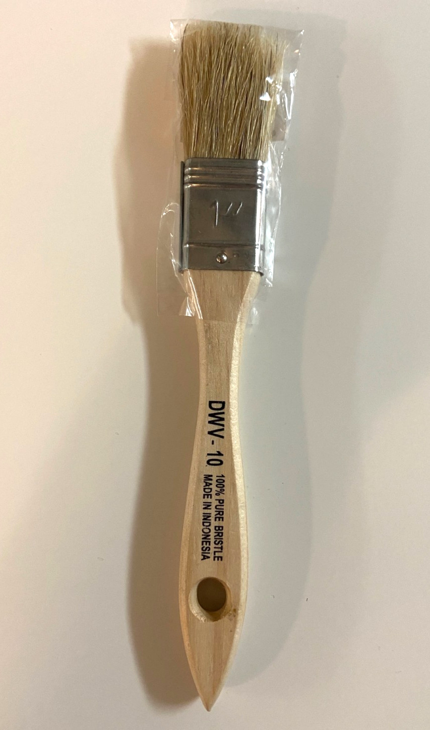 Bristle Paint Brush 1" Wide DWV - 10 Wood Handle Work Tool Painting Maintenance