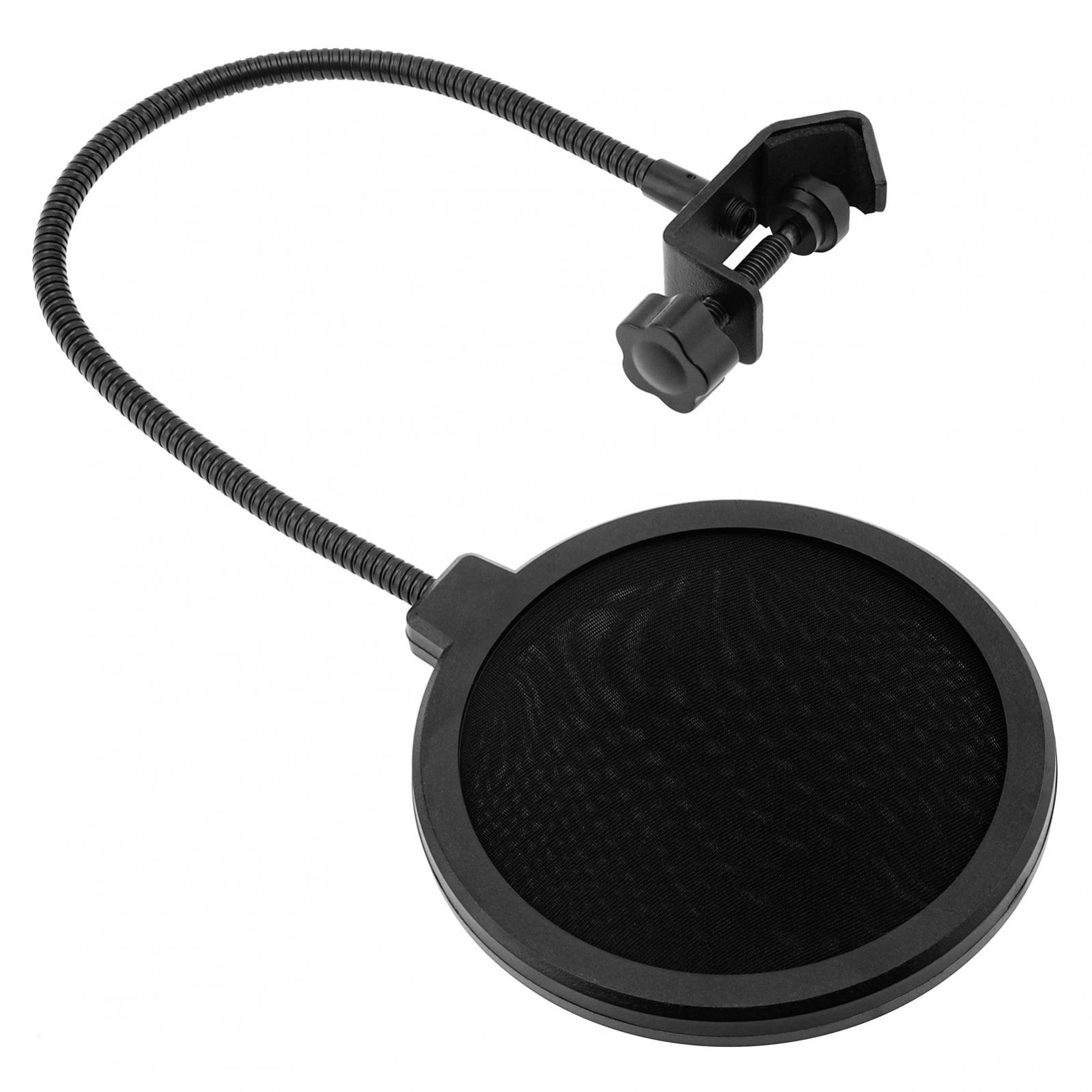 Studio Microphone Pop Filter Flexible Wind Screen Mask Mic Shield for Speaking