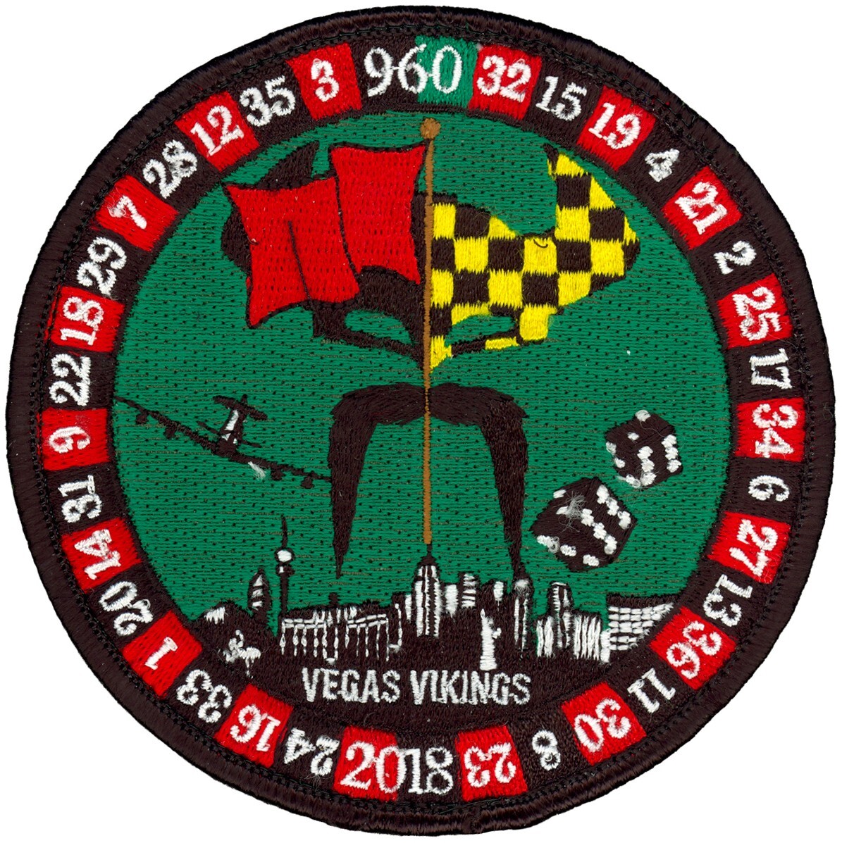 USAF 960th AIRBORNE AIR CONTROL SQUADRON – RED FLAG 2018-2 PATCH
