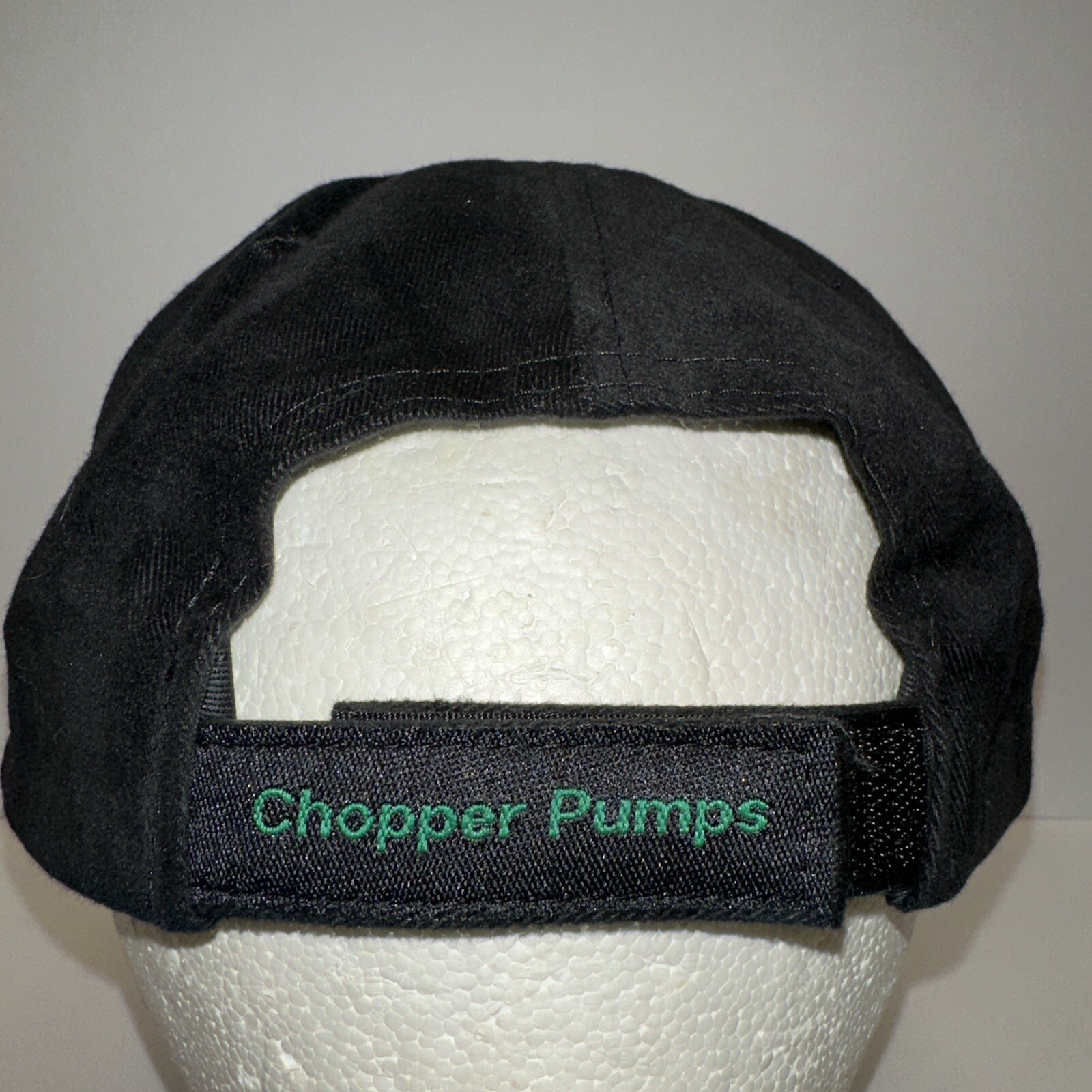 Vaughan Chopper Pumps Green w white Patch on Black Hat Cap Hook Loop