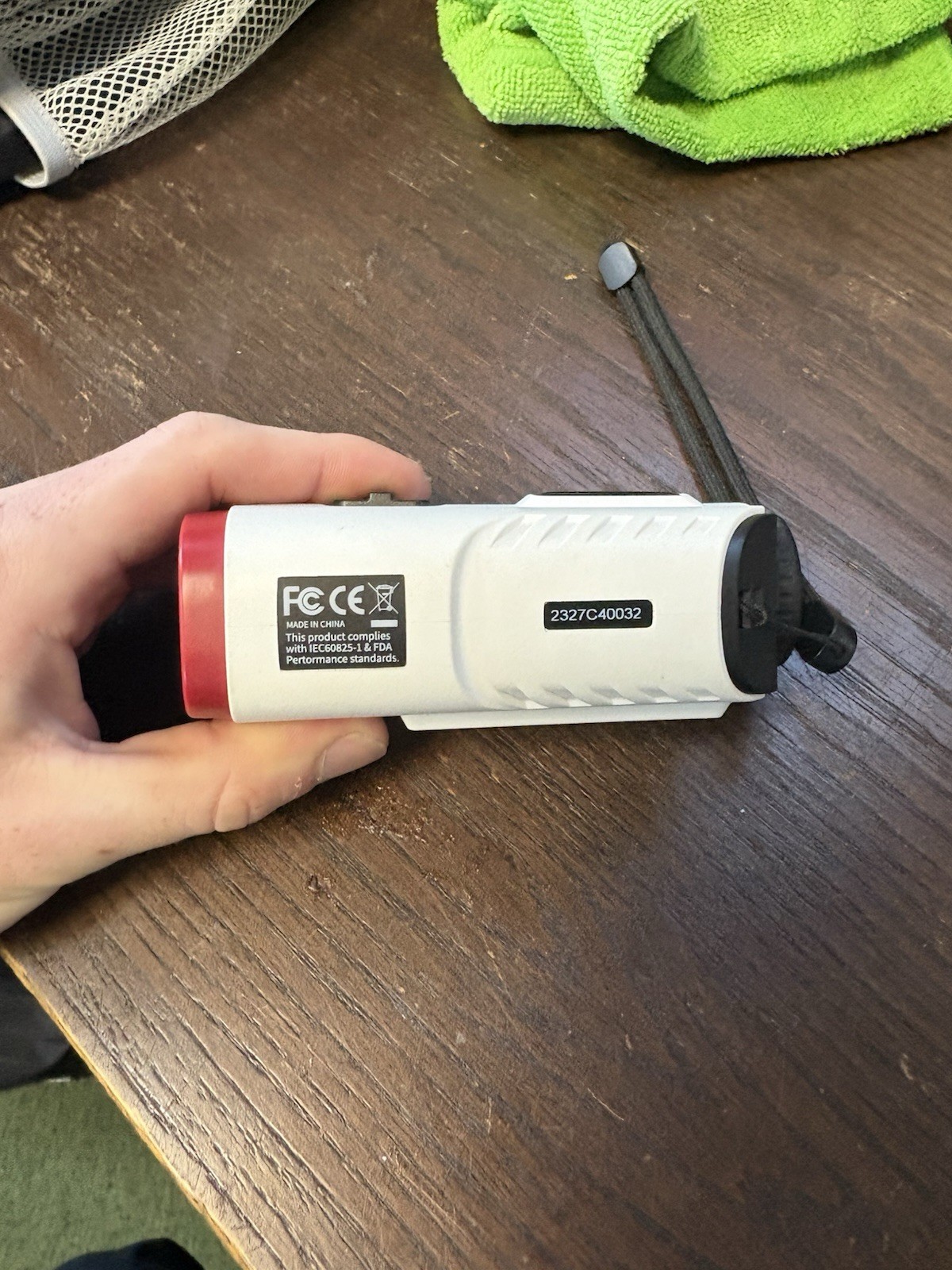 Golf RF C004 White Range Finder with Magnetic Hold